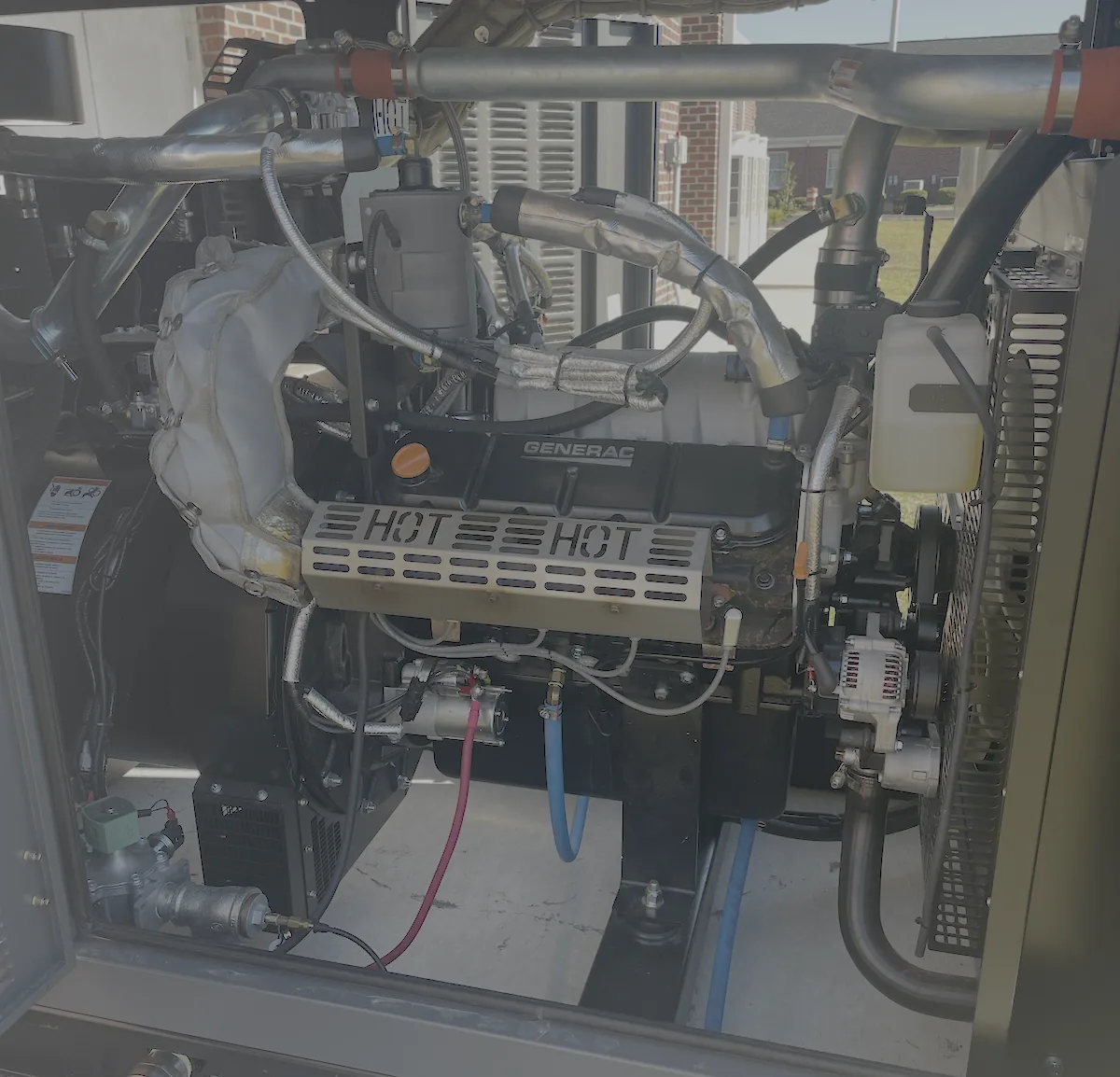 Generator controls and diagnostic components